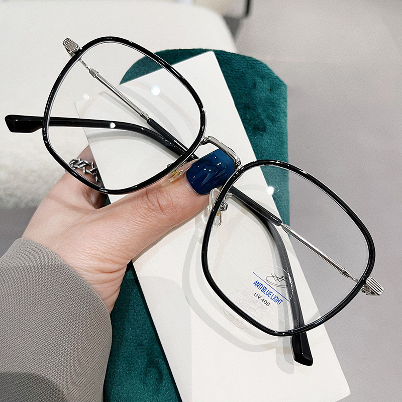 Gọng kính cận nữ nam cao cấp phong cách Hàn Quốc mắt tròn cá tính chống tia UV400 hot hit thời trang giá rẻ HANASO 161