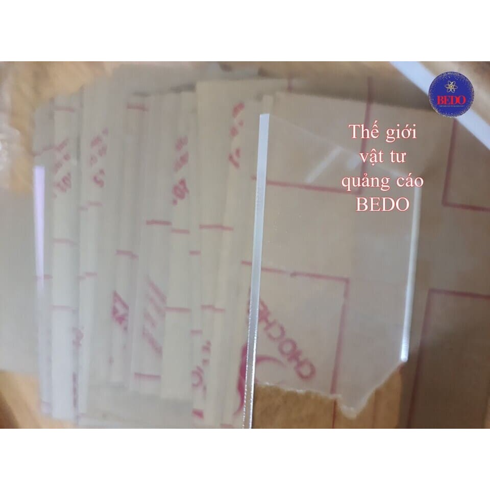 Tấm Mica Đài Loan BEDO Trong Suốt 2mm Xuyên Sáng Tấm Nhựa Mica Làm Hộp Đèn Chữ Nổi Trang Trí