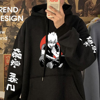 Áo Hoodie My Hero Anime in hình Bakugou Katsuki Áo Nỉ Nam Nữ Harajuku