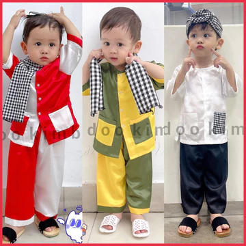 Sét bà ba cho bé (7-16kg) bộ quần áo bà ba chất lụa mềm mại - mặc đi học, đi lễ chùa, đi chụp hình
