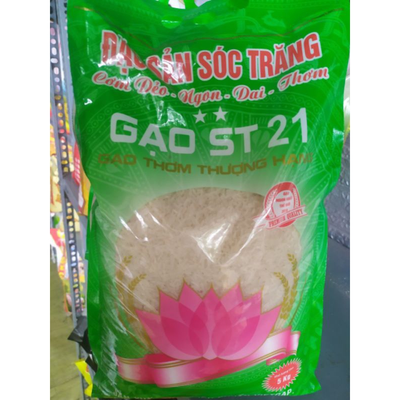 Gạo ST21 đặc sản phẩm Sóc Trăng bao 5 kg | Shopee Việt Nam