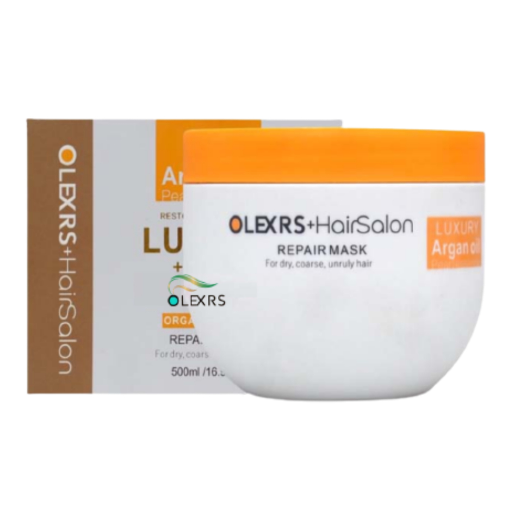 Ảnh Kem Ủ Tóc Phục Hồi Siêu Mượt OLEXRS+HairSalon LUXURY Repair Mask 500ml 2
