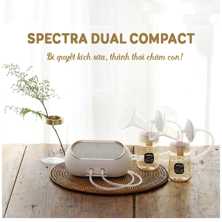 Máy Hút Sữa Spectra Dual Compact Chính Hãng BH 24th