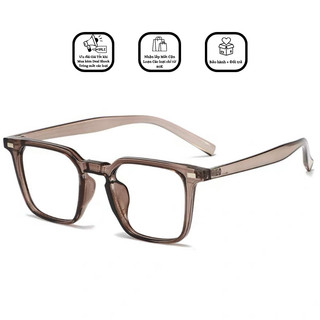 Gọng Kính Cận - Kính Mắt Vuông Gọng Nhựa Unisex Chống Ánh Sáng Xanh Phong Cách Hàn Quốc 280278
