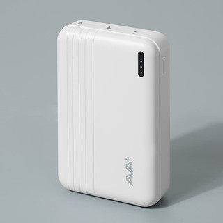 Pin sạc dự phòng Polymer 10000mAh AVA+ DS609A Trắng hàng like new mầu ngẫu nhiên