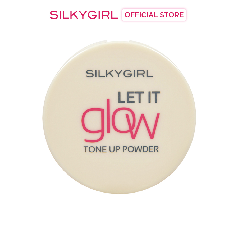 Ảnh Phấn phủ Nâng Tông Silkygirl Let It Glow Tone Up Powder 7G 1