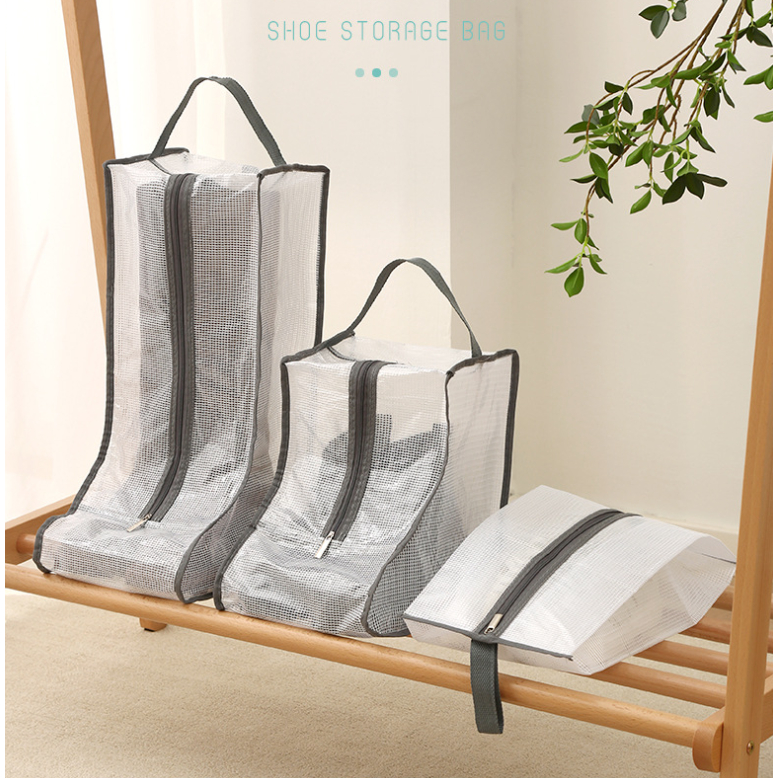 Túi Bọc Giày Bốt Trong Suốt Chống Ẩm  Bụi Bẩn  Nấm Mốc Tiện Dụng Mang Theo Du Lịch