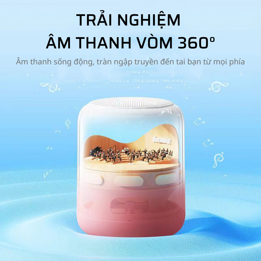 Loa siêu trầm mini hỗ trợ ghép đôi Remax RB-M1 âm thanh vòm chống nước IPX7