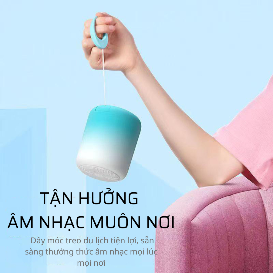 Loa siêu trầm mini hỗ trợ ghép đôi Remax RB-M1 âm thanh vòm chống nước IPX7