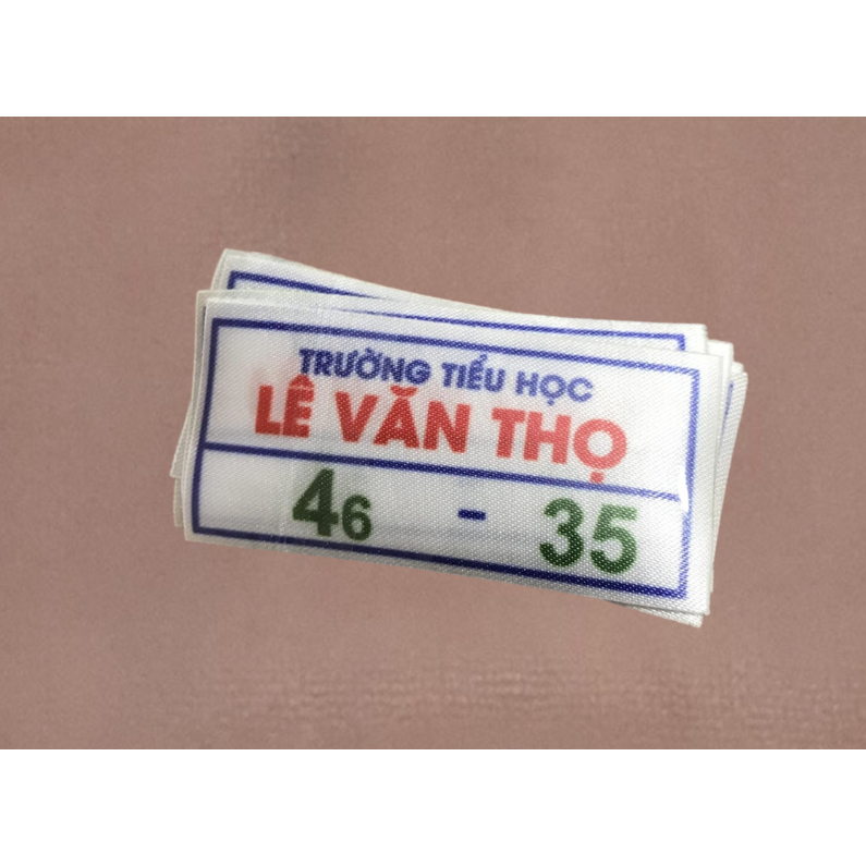 [COMBO 5 CÁI]Hình ủi áo-bảng tên trường học-công ty-gia đình [IN BẢNG TÊN HỌC SINH THEO YÊU CẦU chat shop