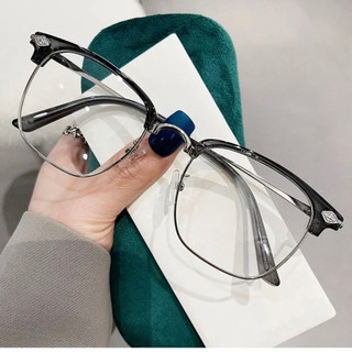 Gọng kính thời trang nam nữ cao cấp mắt kính không độ chống ánh sáng xanh và tia UV 400 bảo vệ mắt HANASO 193