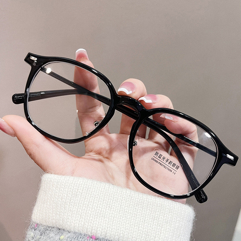 Gọng kính cận nữ nam mắt kính không độ chống tia UV và ánh sáng xanh gọng kính thay được mắt kính cận cao cấp HANASO 159