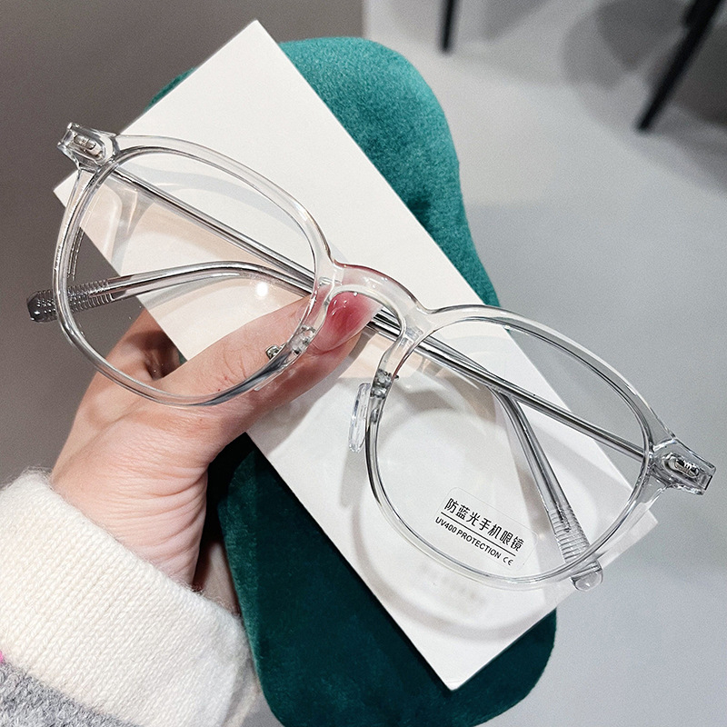 Gọng kính cận nữ nam mắt kính không độ chống tia UV và ánh sáng xanh gọng kính thay được mắt kính cận cao cấp HANASO 159
