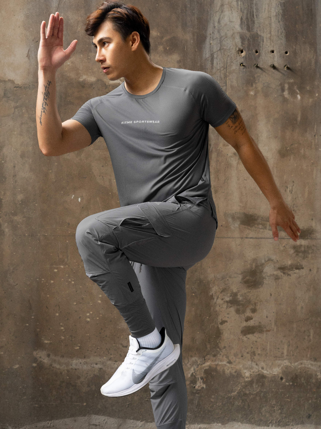 Ảnh Quần jogger thể thao nam Fitme phối túi hộp hỗ trợ tập gym chạy bộ cao cấp JGNAM01 1