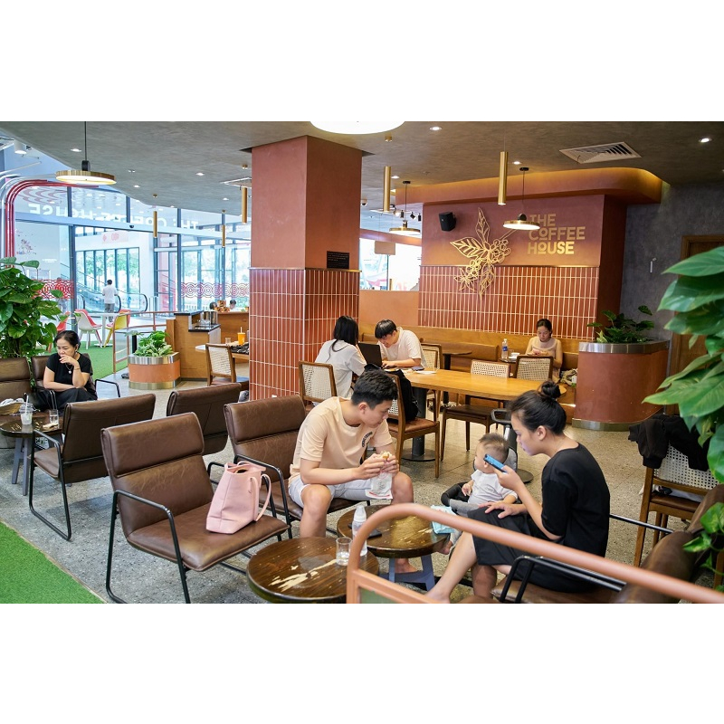 Ảnh Ghế thư giãn Nghiafurniture Arm chair NF1 - Dệm da pu cao cấp màu nâu da bò, khung hợp kim sơn tĩnh điện 2