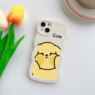 Ốp lưng iphone viền gợn sóng Cún thỏ cute dành cho ip 6/7/8/plus/x/xr/xs/11/12/13/14/15/pro max - sm2001