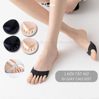 [MUA 3 TẶNG 1] Tất nữ mũi chân đi giày cao gót GOMTAT, dạng xỏ ngón chất liệu cotton êm chân khử mùi -PO-MUICHAN-3010