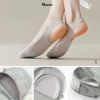 [MUA 4 TẶNG 1] Tất lười nữ đi giày cao gót GOMTAT, vớ chất liệu cotton mang mùa hè, thoáng khí - CAOGOT-SUX-19218