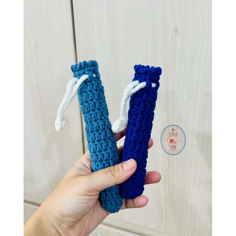 [Little Len] - Túi rút đựng viết, bút mini bằng len handmade || Ảnh ...