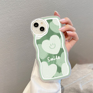 Ốp lưng iphone viền gợn sóng camera hoa Trái tim smile 6/6plus/7plus/8plus/x/xs/11/12/13/14/15/pro/max/promax - so2008