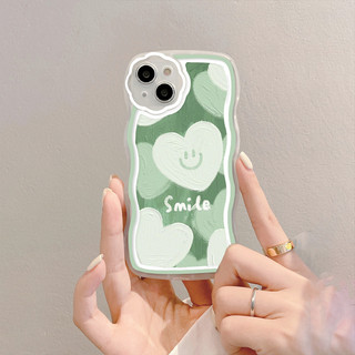 Ốp lưng iphone viền gợn sóng camera hoa Trái tim smile 6/6plus/7plus/8plus/x/xs/11/12/13/14/15/pro/max/promax - so2008