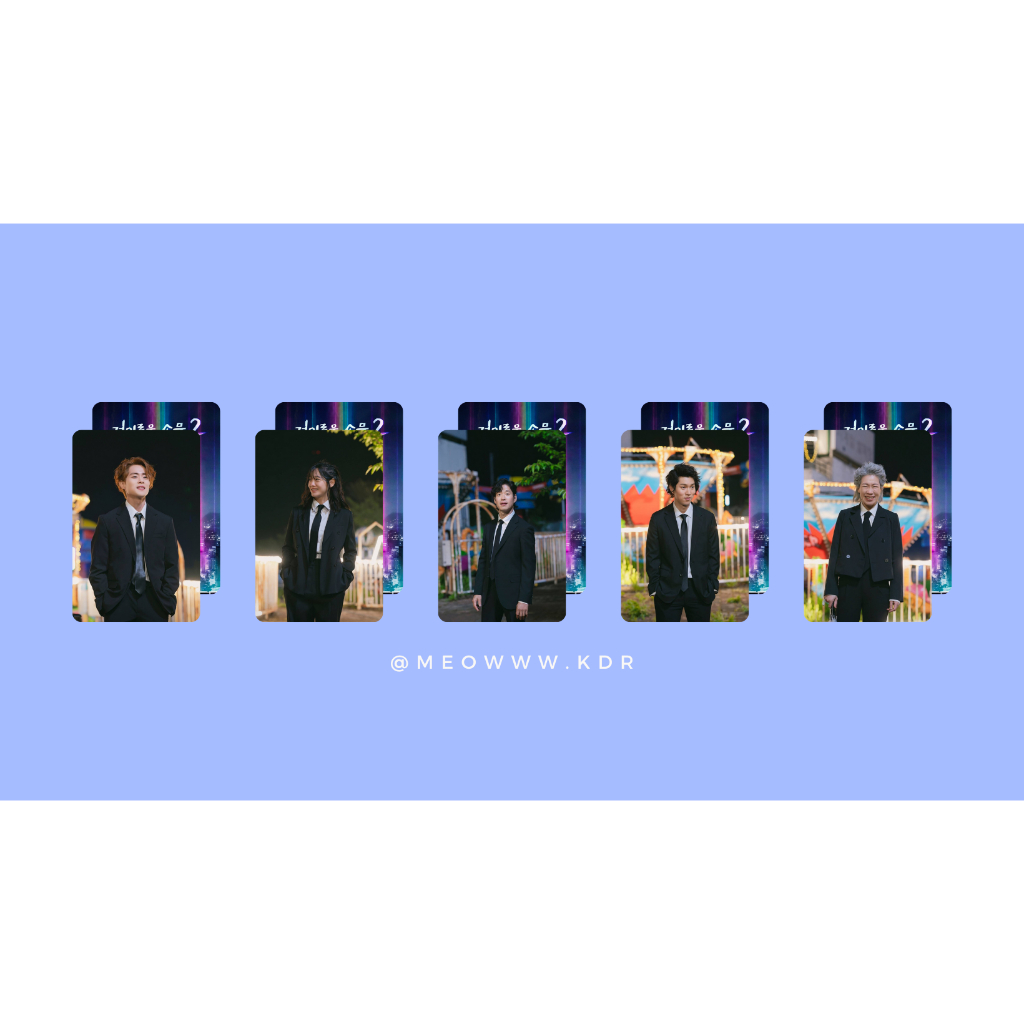 set card " Nghệ thuật săn quỷ và nấu mì " ( The Uncanny Counter ) Jo Byung-gyu, Kim Se-jeong