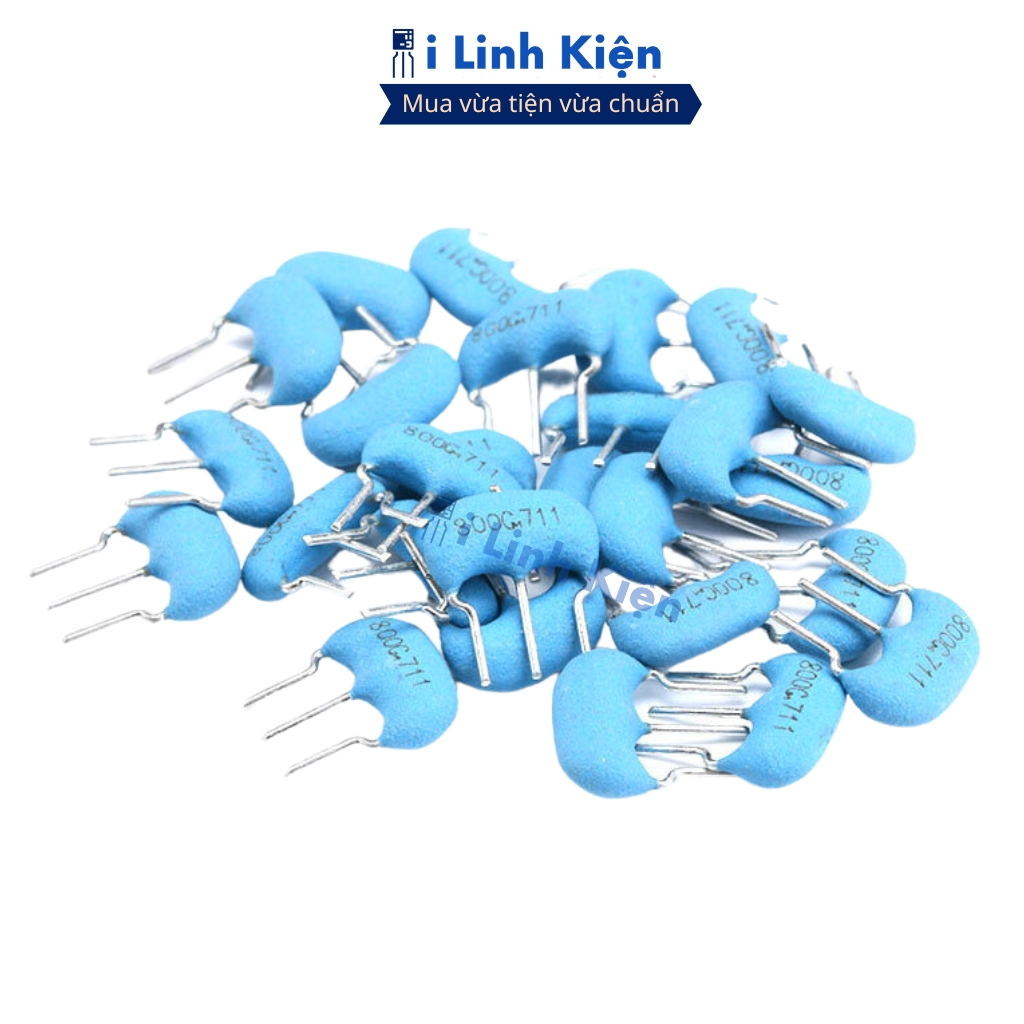 Thạch anh 3 chân 2mhz 4mhz 5mhz 6mhz 8mhz 10mhz 12mhz 20mhz chính hãng ilinhkien.