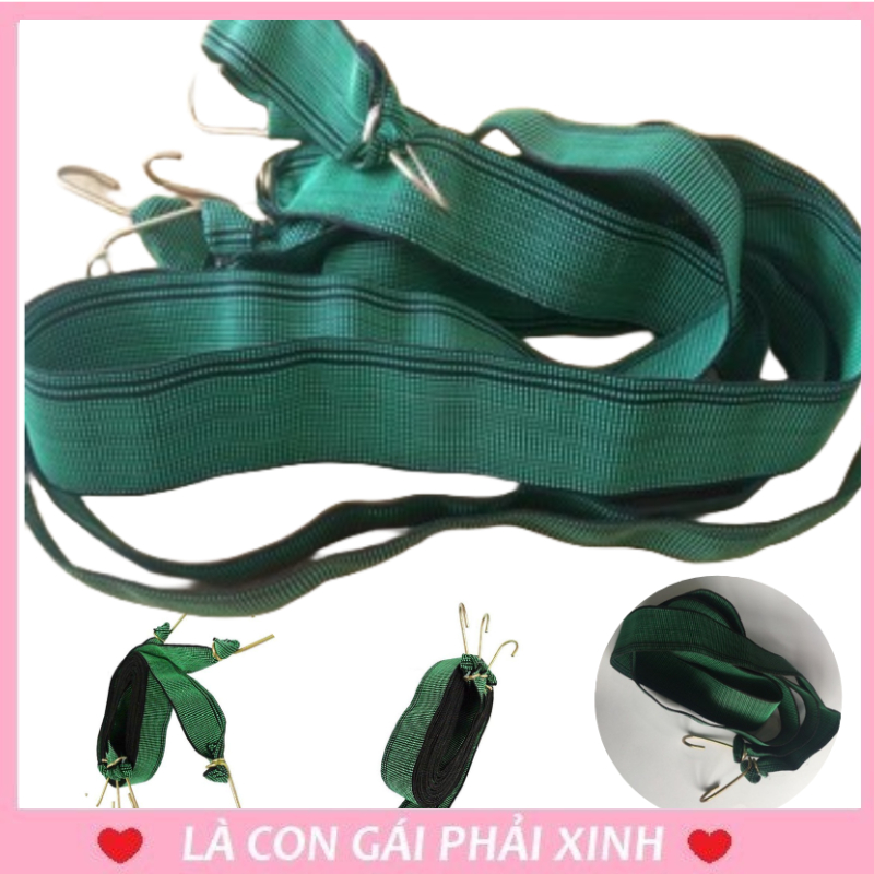 Dây Cột Hàng Bảng Lớn Dài 2,5m, Loại Dây Màu Xanh Lá Ràng Chở Hàng Hóa ...
