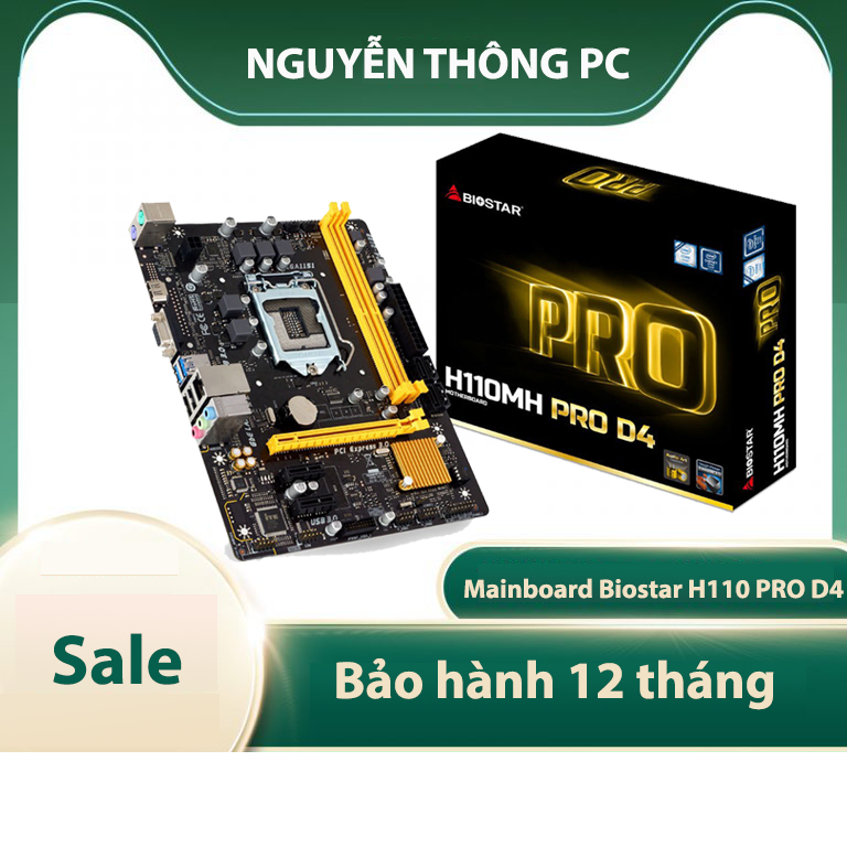 Mainboard Biostar H110MH PRO D4 new box | Shopee Việt Nam