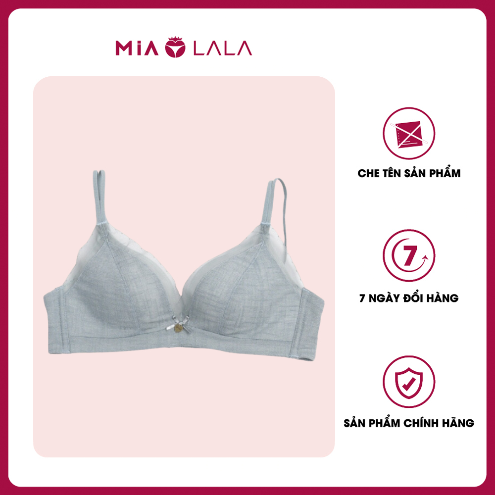 Áo ngực nữ không gọng đệm mỏng 0,3cm Mialala ren không gọng mềm mại dịu êm 0360 NA2120360 spe