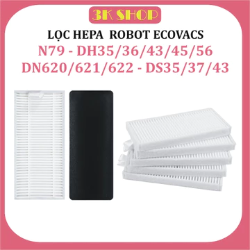 Phụ kiện robot Hút bụi Ecovacs Deebot N79, DH, DS, DO, DN620/621/622, Màng lọc hepa, Tấm lọc, Lọc bụi