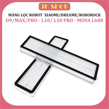 Phụ kiện robot Hút bụi lau nhà Xiaomi Dreame D9, D9 Max, L10 , L10 Pro , Màng lọc hepa, Tấm lọc, Lọc bụi