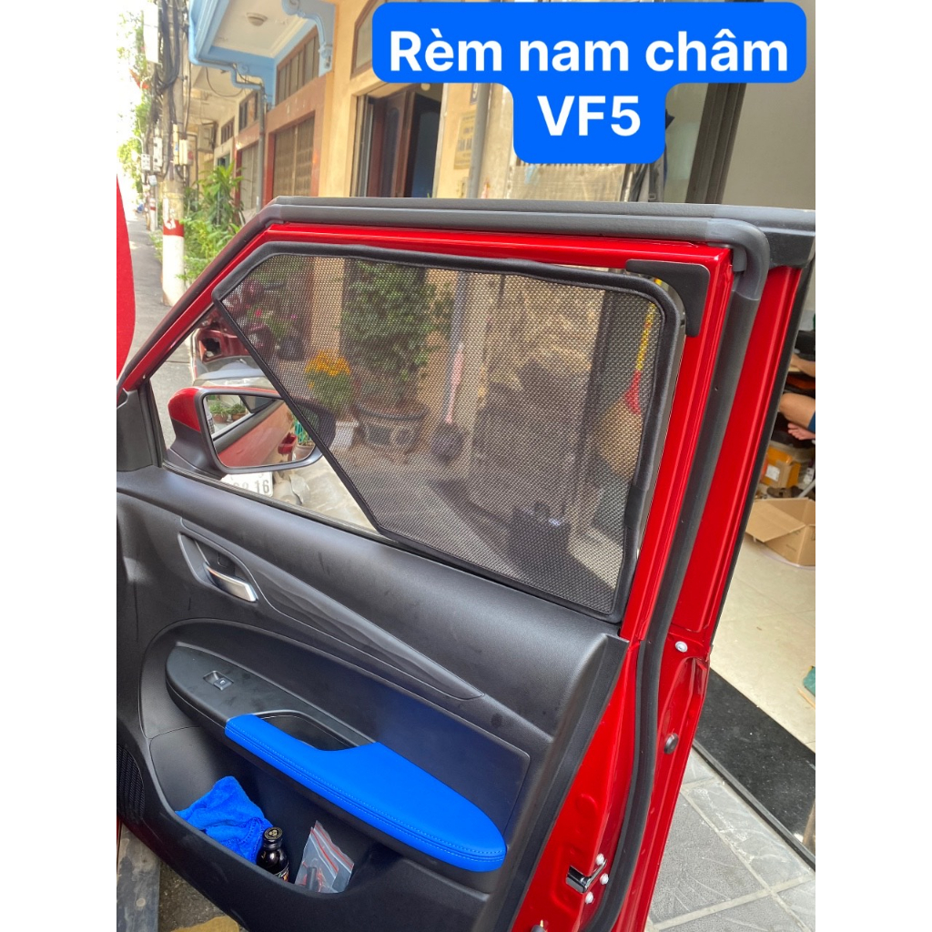 Rèm che nắng nam châm theo xe Vinfast VF5+khay rèm + tháo lắp dễ dàng ...