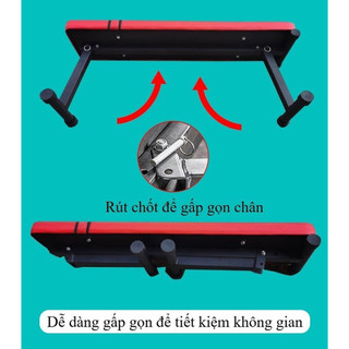 Ghế Băng Tập Tạ,Ghế Vớt Tạ Gấp Gọn AC-5001 Chịu Tải 200kg Chính Hãng Đại Nam Sport