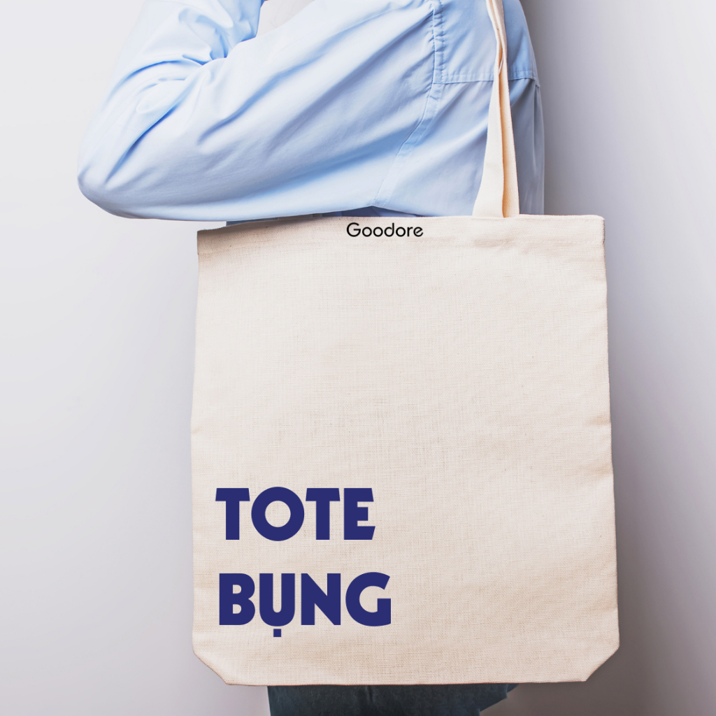 Túi tote vải canvas Goodore thiết kế BST Tote Bụng phong cách năng động cá tính