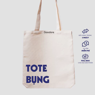 Túi tote vải canvas Goodore thiết kế BST Tote Bụng phong cách năng động cá tính