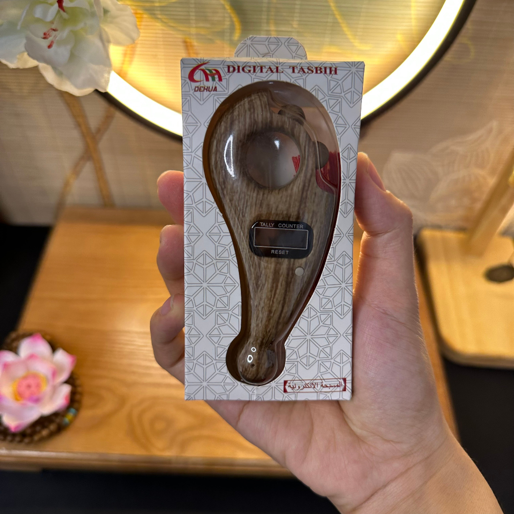 Ảnh Máy Đếm Số Lần Niệm Phật Tụng Kinh, Có Màn Hình Hiển Thị Số Lần Niệm, Nhỏ Gọn, Có Nút Reset - Tuệ Nga 3