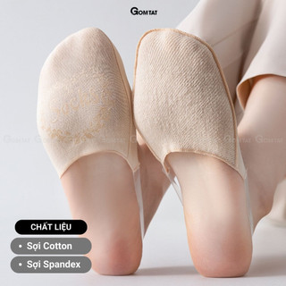 [FLASHSALE] Tất tàng hình nữ đi giày cao gót GOMTAT, vớ cao gót mùa hè có dây mang sau gót - CAOGOT-SUX-1102