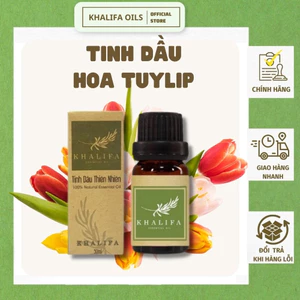 Tinh Dầu Tuylip Nguyên Chất Khalifa 50ml Tốt Cho Da Giảm Stress Khử Mùi Chống Say Xe Hàng Chính Hãng