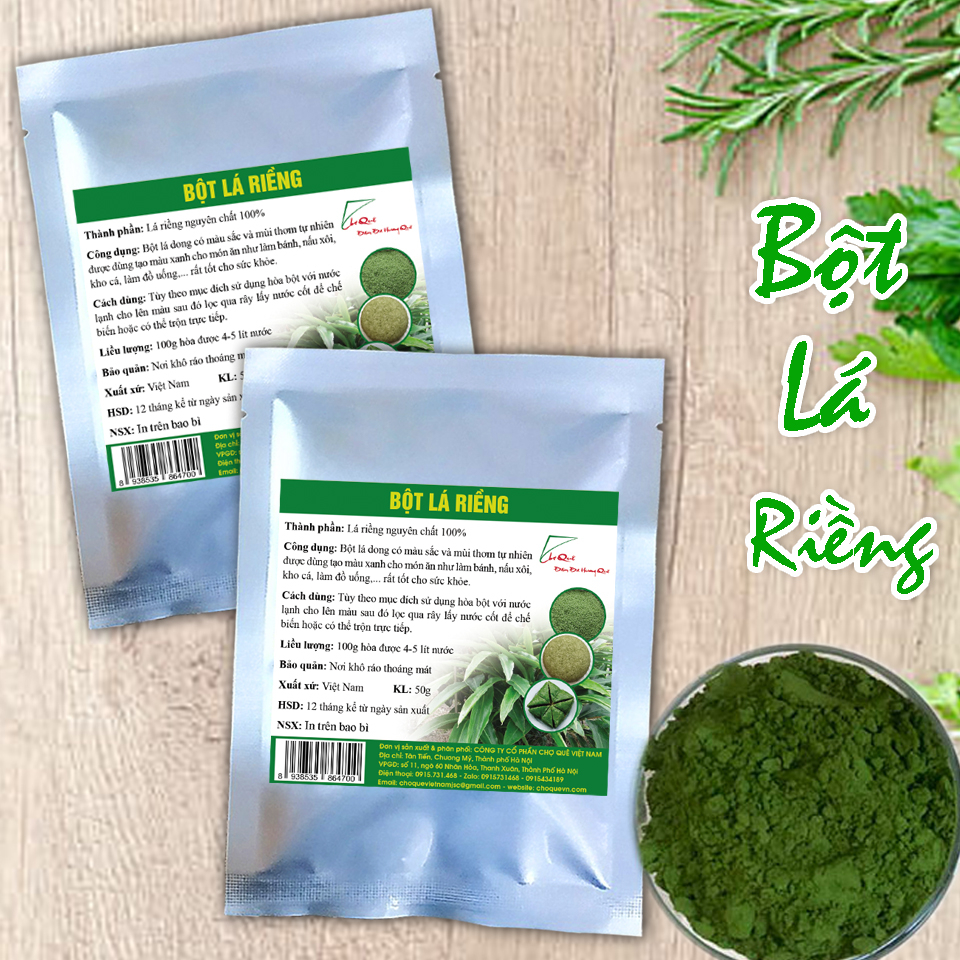 Bột lá riềng 10g/20g/50g nguyên chất Chợ Quê | Shopee Việt Nam