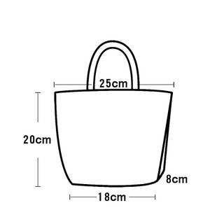 Túi Vải Canvas  Đựng Cơm Trưa Họa Tiết Đơn Giản Dễ Thương MEILI STORE