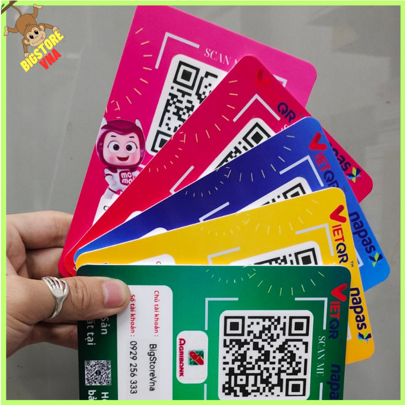 [SIÊU HỎA TỐC] Bảng quét mã QR CODE (miếng dán sẵn mặt sau) bền đẹp ...