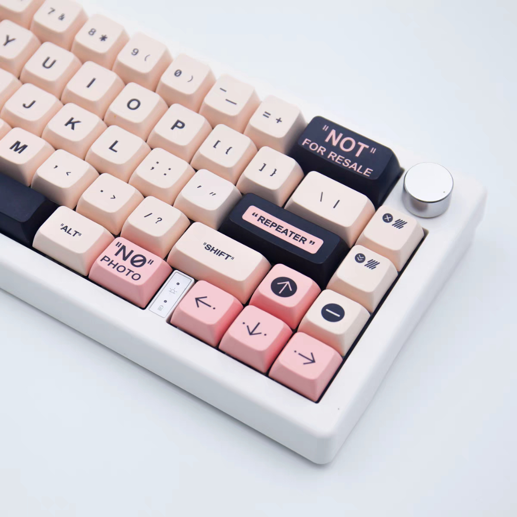 Keycap Hồng Pastel Bộ Keycap This Is Plastic Pink MDA profile