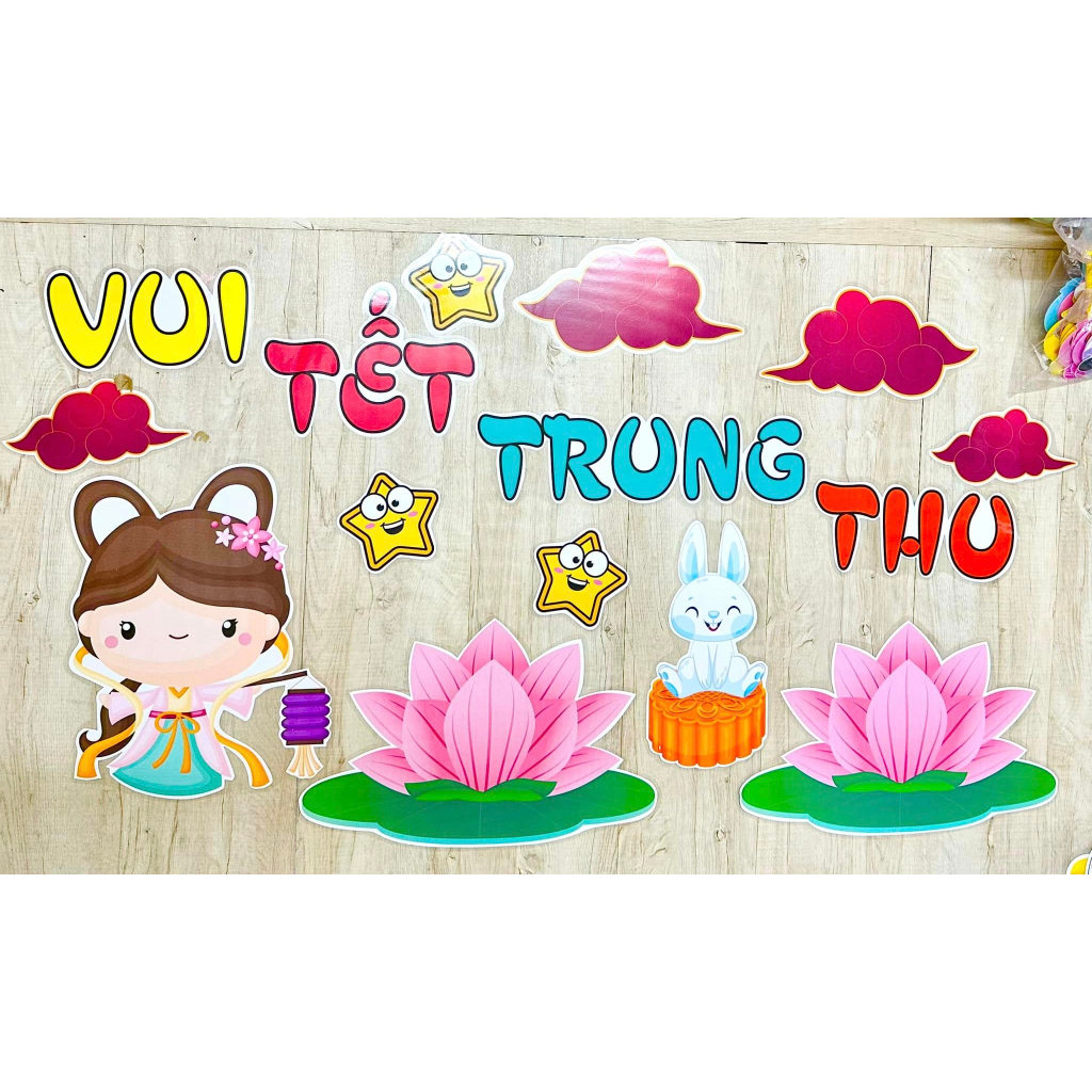 VUI TẾT TRUNG THU / Set trang trí bảng - Đồ dùng dạy học Corgi ...