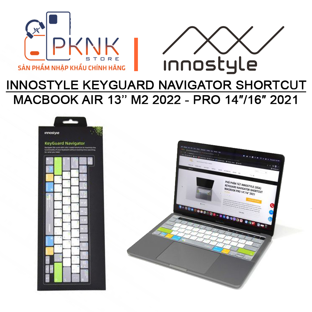 PHỦ PHÍM TẮT INNOSTYLE (USA) KEYGUARD NAVIGATOR SHORTCUT MACBOOK AIR 13 ...