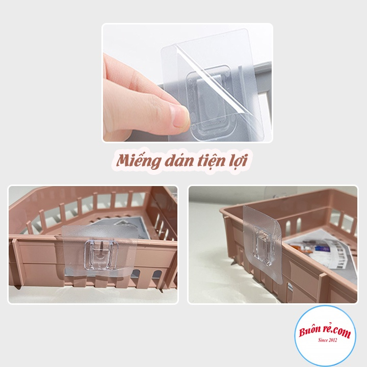 Khay tam giác dán tường Hokori Việt Nhật (5610) đựng vật dụng nhà tắm nhà bếp, Kệ đựng đồ đa năng nhựa PP cao cấp | BigBuy360 - bigbuy360.vn