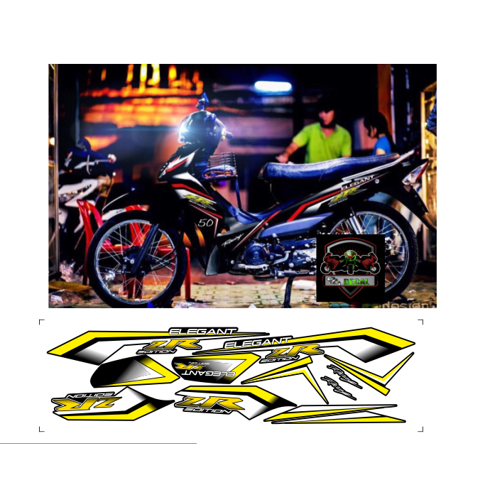 tem rời SYM ELEGANL cao cấp đa dạng màu sắc