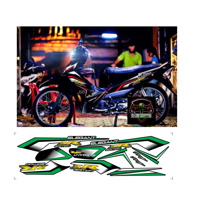 tem rời SYM ELEGANL cao cấp đa dạng màu sắc