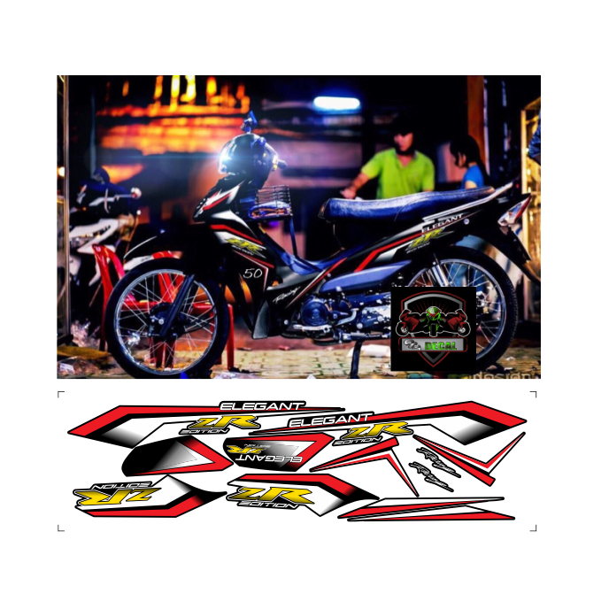 tem rời SYM ELEGANL cao cấp đa dạng màu sắc