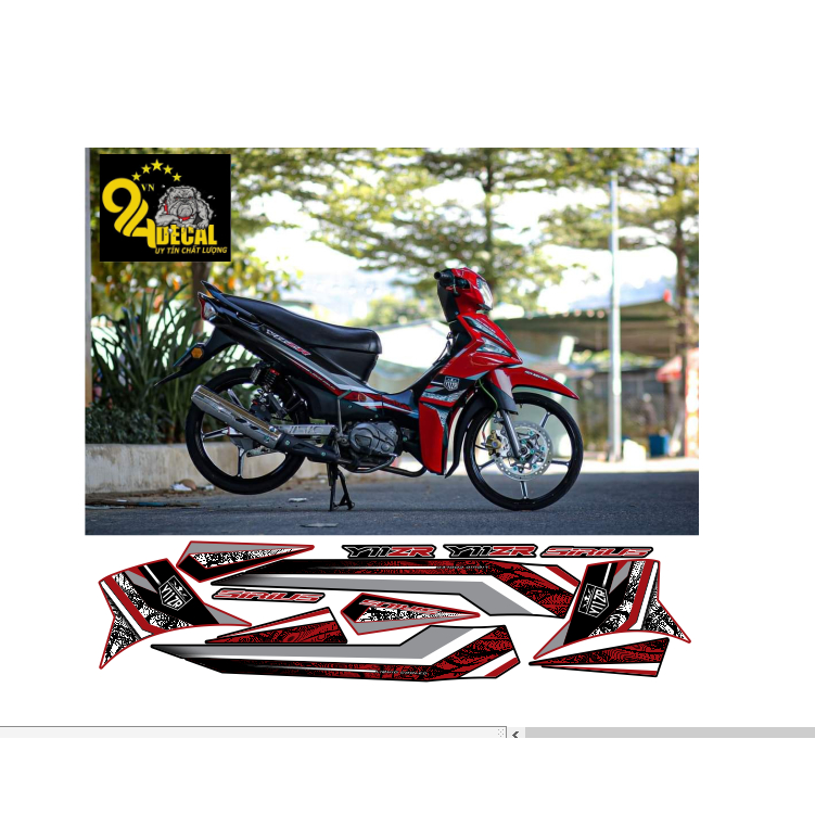 tem rời YAMAHA SIRUIS F1 cao cấp đa dạng màu sắc
